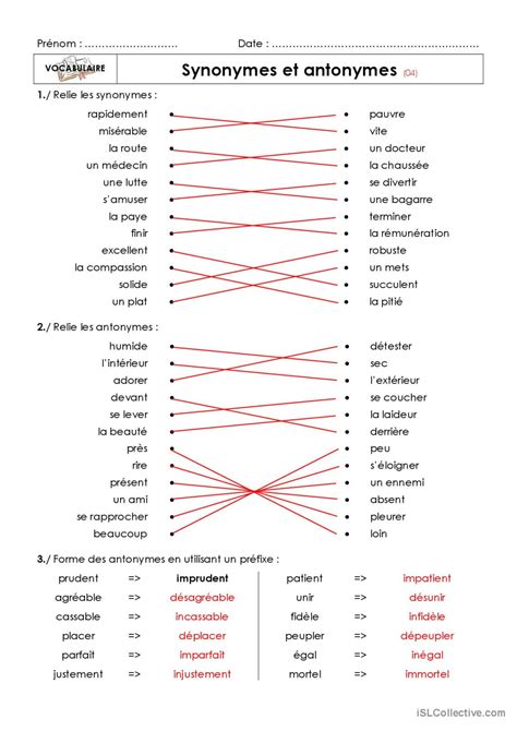 description synonyme|description synonyme français.